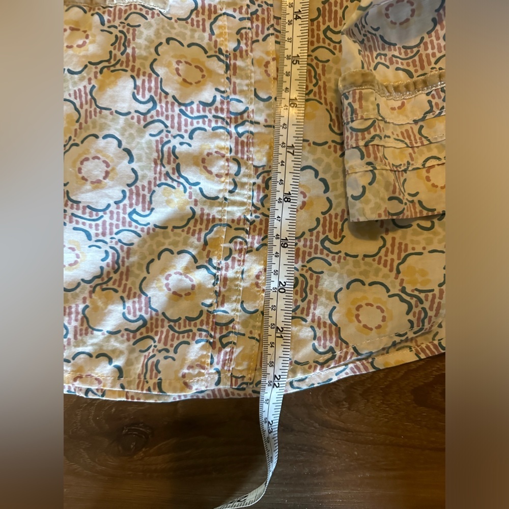 Marc Jacobs floral cotton blouse long sleeve size 4. Tunic - Picture 15 of 15